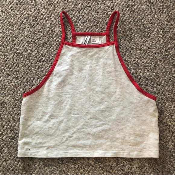 Divided Tops - High neck crop top